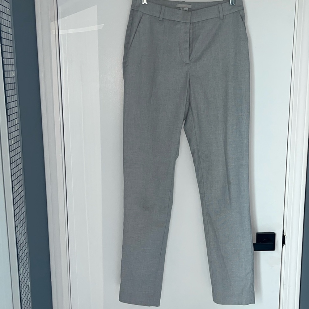 H&M Size 2 office pant women grey